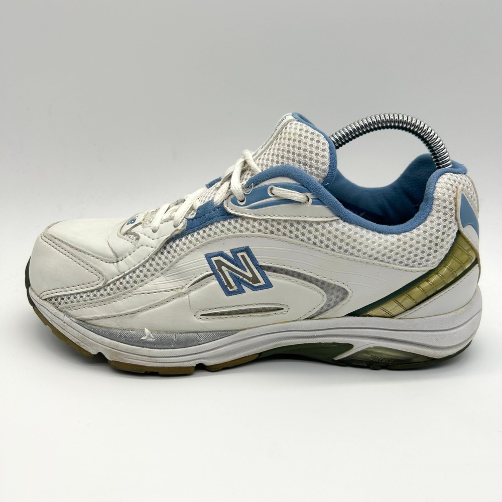 New Balance 846 Walking Shoes Womens 8.5 2E White Blue WW846WB Rollbar Mesh Wide